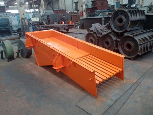 800mm Unbalanced Motor Vibrating Feeder Machine 7.5Kw*2 For Quarry Crushing Line
