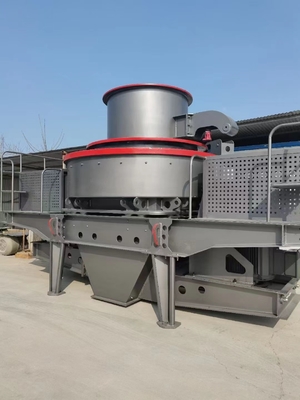 Pebble Granite Gravel Vertical Shaft Impact Crusher 1360r/min Mobile Sand Making Machine