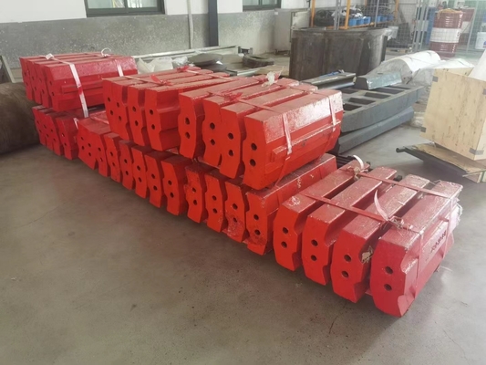 Spider Frame Crusher Machine Parts , High Chromium Hammer Crusher Spare Parts