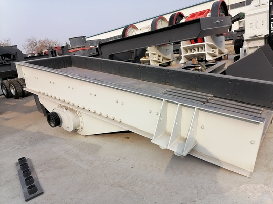 Carbon Steel Vibrating Pan Feeder ZSW420*110 Vibro Grizzly Feeder