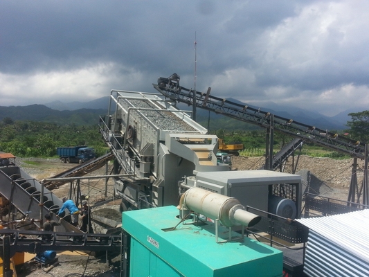 290Kw Tracked Mobile Crusher Machine 250 TPH Trailer Rock Portable Truck Mounted