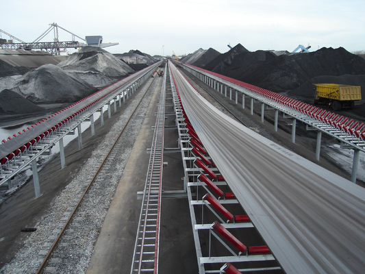 Coal Mining Transfer Belt Conveyor 4 Or 5 Layers For Quarry Crushing Plant
