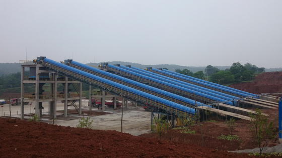 Coal Mining Transfer Belt Conveyor 4 Or 5 Layers For Quarry Crushing Plant