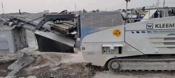 Portable Rock Used Mobile Crusher  MR110 Z EVO2 Track Mounted Made In 2018