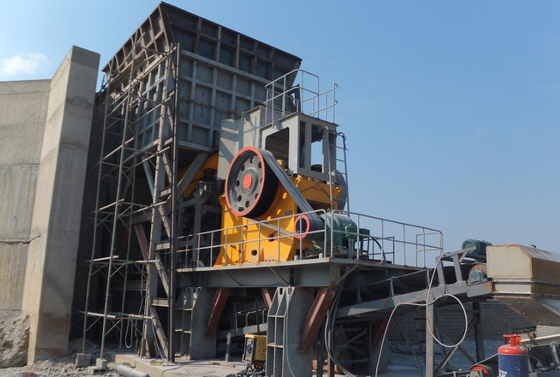 New Diesel River Stone Crusher AC Motor Granite Stone Gold Mining Rock Crusher