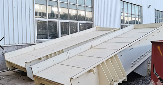 580mm Vibrating Hopper Feeder Machine ZSW1149 Model Large Capacity, Vibrating Screen Feeder
