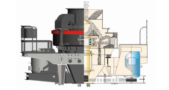 160Kw 540 TPH Sand Maker Machine , Quartz Stone VSI Vertical Shaft Impactor
