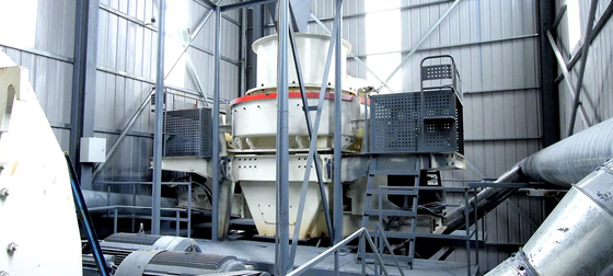 Cobble Crushed Stone Sand Making Machine Barmac Type VSI5X1145 AC Motor