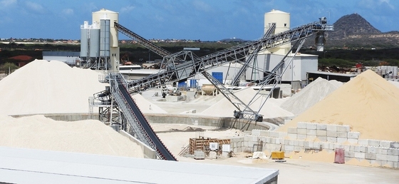 TD75 Modular Mining Conveyor Belt B1400 11Kw Wide Rubber For Stone Crusher