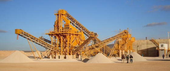 TD75 Modular Mining Conveyor Belt B1400 11Kw Wide Rubber For Stone Crusher