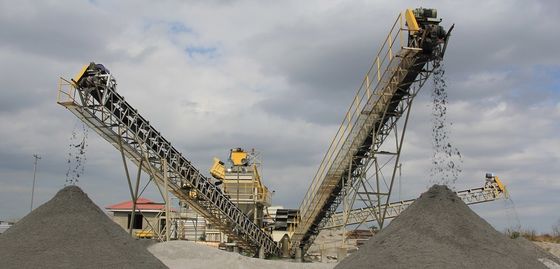 Transfer Belt Conveyor Bulk Ship Carrier Loading Unloading