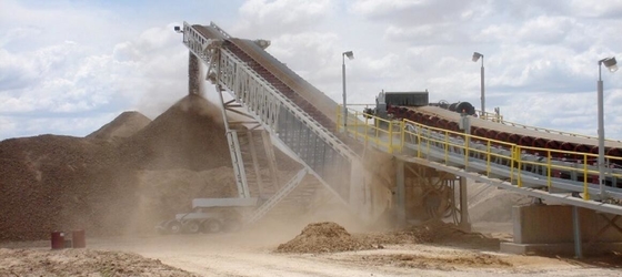 Rubber Curved Mobile Belt Conveyor For Dirt Sludge Ore Sand Gravel Aggregate