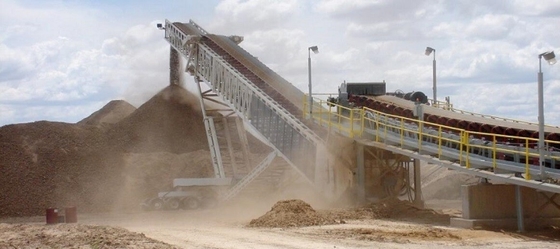 Big Inclination Power Transfer Belt Conveyor Upwards Long 500mm 650mm 800mm