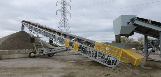 EP500/3 EP200 Fabric Movable Belt Conveyor Rubber Mining Fire Resistant