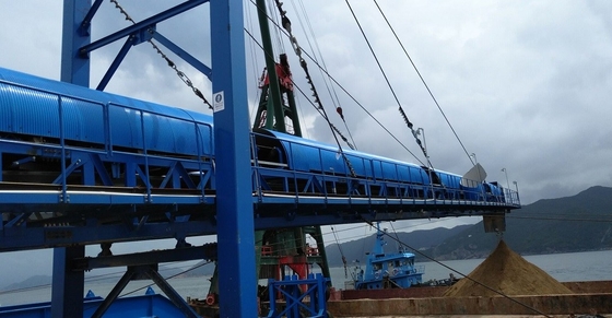 Long Distance Transfer Belt Conveyor Mobile Iron Ore Coal Cement Wide Belt