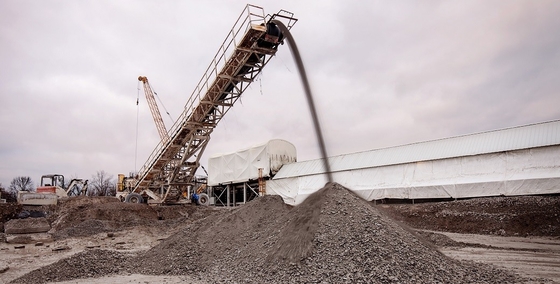 Long Distance Transfer Belt Conveyor Mobile Iron Ore Coal Cement Wide Belt
