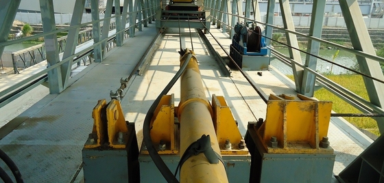380V Coal Mine Transfer Belt Conveyor 250kW Inclined Sidewall Rubber
