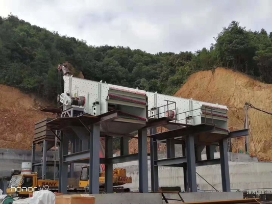 High Efficiency Linear Vibration Screen Sieve Vibratory Machine For Aggregates Concrete plant