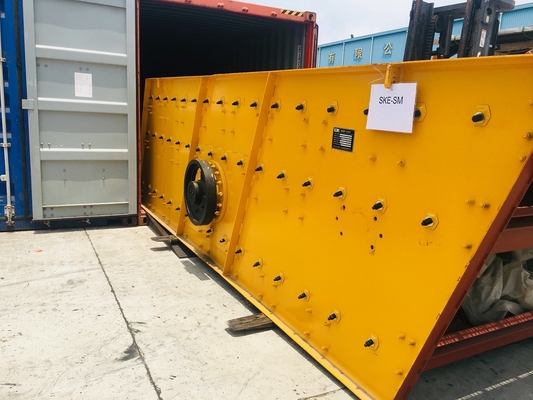 Round Ultrasonic Sand Vibrating Screening Machine 18.5Kw 3YK1848 With Mn Steel Net