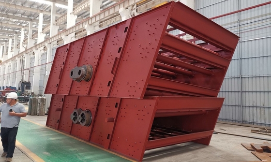 300 TPH Vibrating Screen Machine Double Deck 3YK1860 Sand Stone Separator