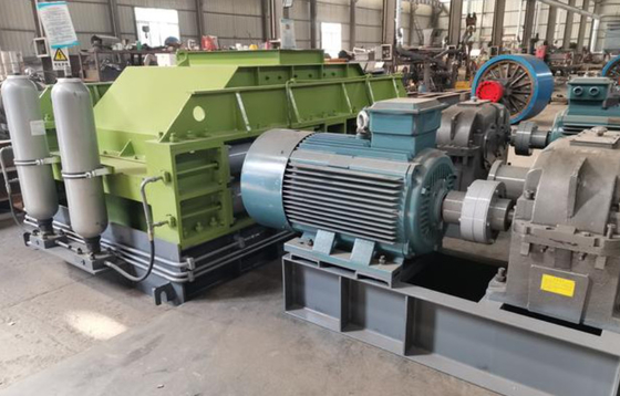 Ore Two Double Roller Crusher 70 T/H 600mm Toller width For Sand Making