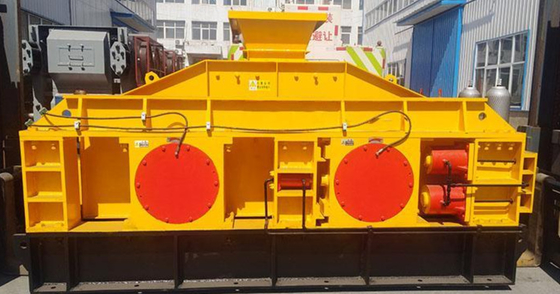 Hydraulic Toothe Double Roller Crusher 1000mm Roller diameter Grinding System