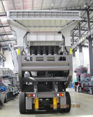 50 - 300 TPH Mobile Crusher Machine Screening Mine Cone Crusher 245mm Feeding Size