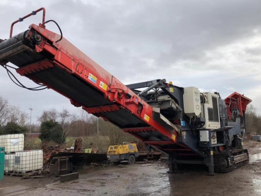 QJ341 Portable Used Mobile Crusher Track Jaw Crusher Made In 2015