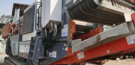 QJ341 Portable Used Mobile Crusher Track Jaw Crusher Made In 2015