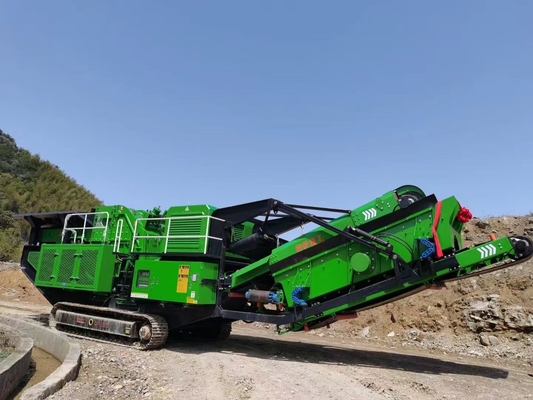 C106 Crawler Type Mobile Crushers And Screeners 600×900 Small Portable Granite Gravel