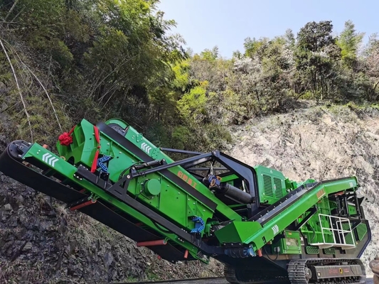 279Kw 230 t/h Mining Crushing And Screening Plant Portable Jaw Rock Crusher