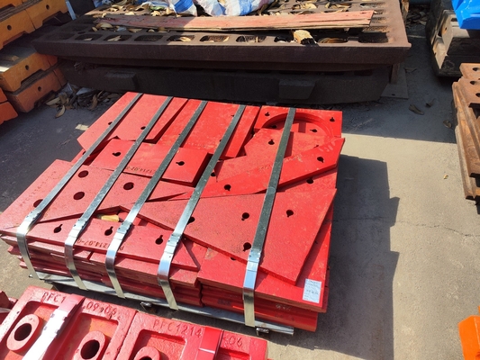PFW1214 CR26 Hammer Bar And Manganese Wear Plate PF1010 1210 1315 Impact Crusher Liner Plate