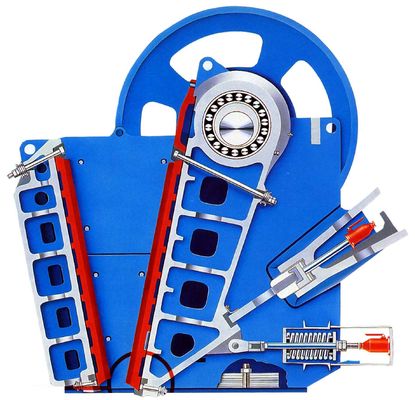 V Gravity Single Toggle Primary Jaw Crusher Machine